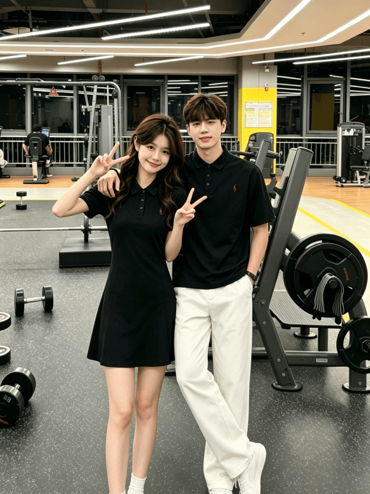 새로운 40 1 1 순면 자수 하나 의류 하나 미니 스커트 해변가 커플룩 미니 스커트 한 마디 드레스 상세 이미지 9