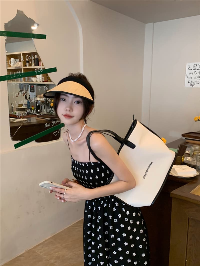 한 부서 작은 데이지 밴딩 좋은 어깨끈 슬립 롱 스커트 여름 새로운 외국 가스 부드러운 인사이드 가져 가라. 외출용 여성 드레스 상세 이미지 58