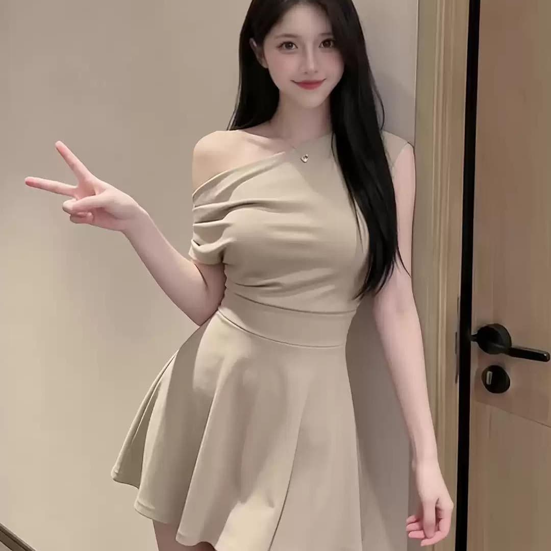 빛 요리 한 로얄 자매 착용 가져 가라. 고급 센스 품격 허리 수축 슬림해 보이는 미니 스커트 고유 한 슈퍼 잘 생긴 ~ 중 드레스 2026 여름 이미지 5