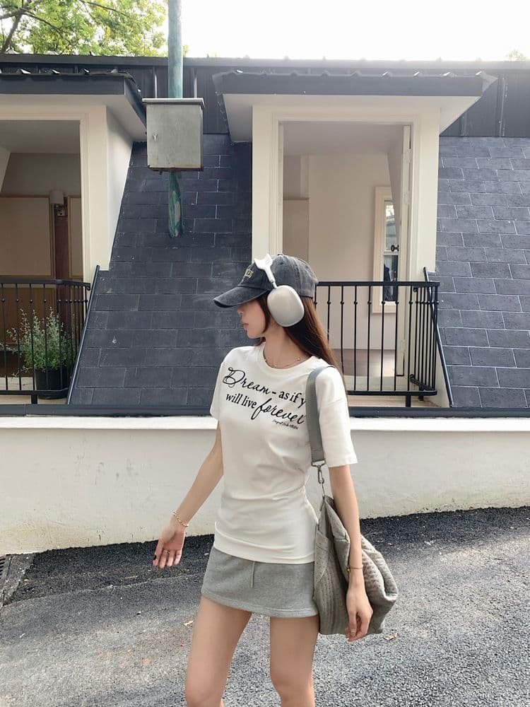 아메리칸 알파벳 회색 긍정적 인 어깨 반팔 티셔츠 여성 여름 디자인 센스 작은 대중 몸매 가꾸기 슬림해 보이는 허리 수축 달콤한 핫걸 맨위 상세 이미지 12