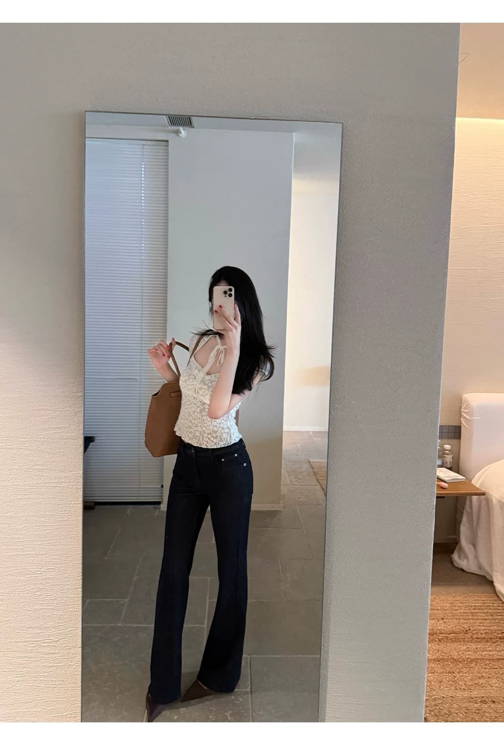 원본 원단 것 있음 안감 디자인 센스 무거운 작업 레이스 작은 셔츠 여성 여름 품격 슬림해 보이는 반팔 맨위 상세 이미지 19