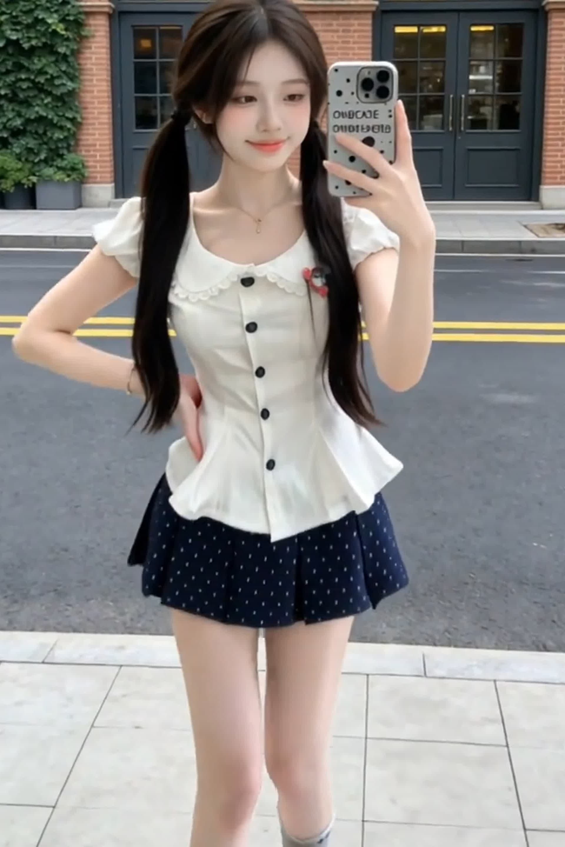 바다 소금 우유 표지 여름 디자인 센스 순수한 욕망 핫걸 바람 반팔 셔츠 달콤함 맨위 이미지 6