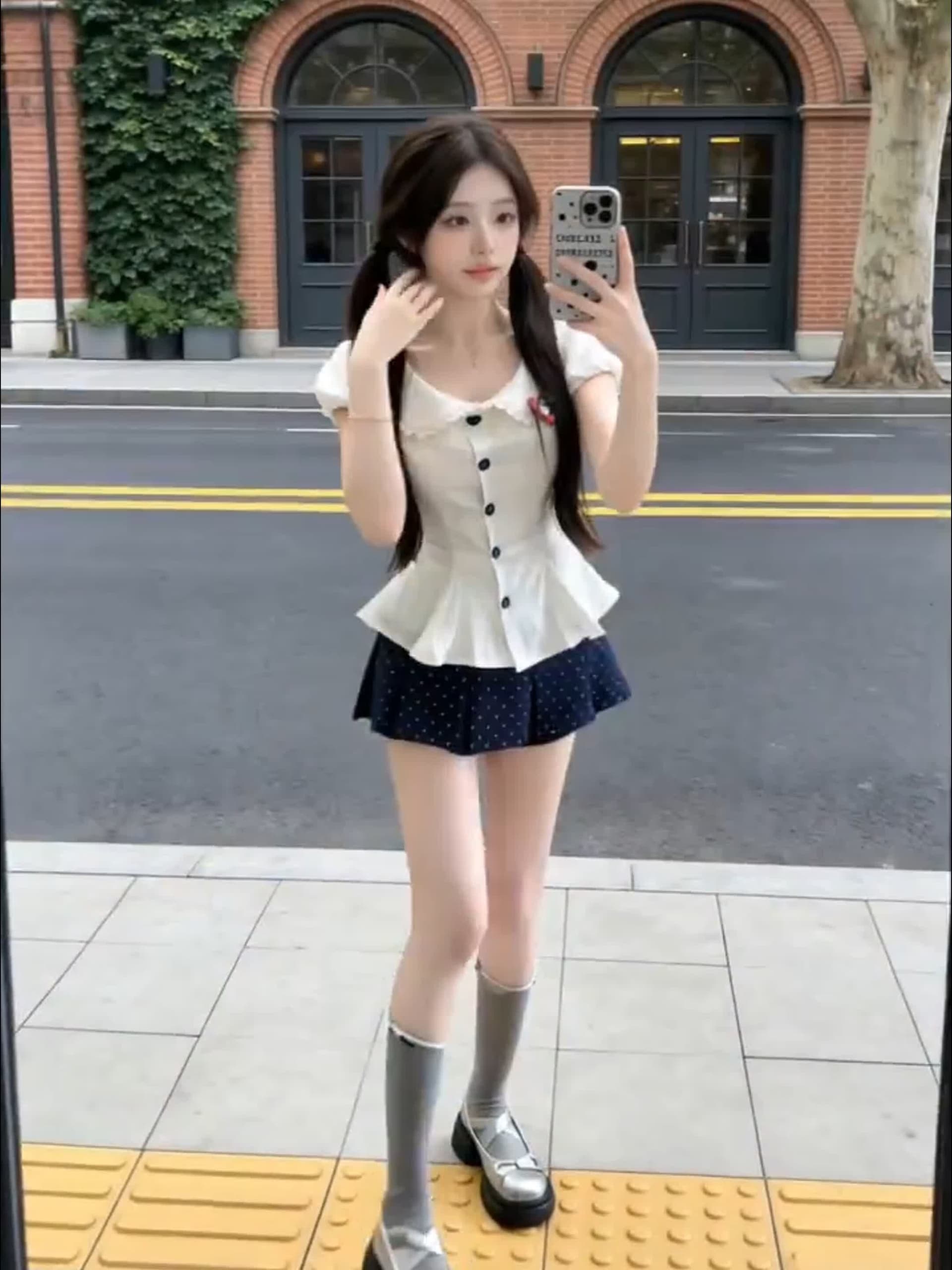 바다 소금 우유 표지 여름 디자인 센스 순수한 욕망 핫걸 바람 반팔 셔츠 달콤함 맨위 상세 이미지 10