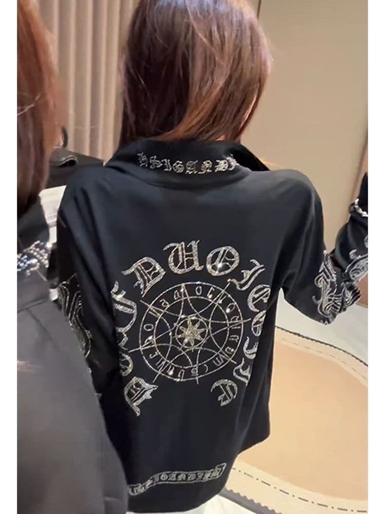 있음 선적 압력 훈련 백금 지퍼 눈꽃 면 자외선 차단 블라우스 여성 한국 대외 무역 국경 간 폭발 이미지 3