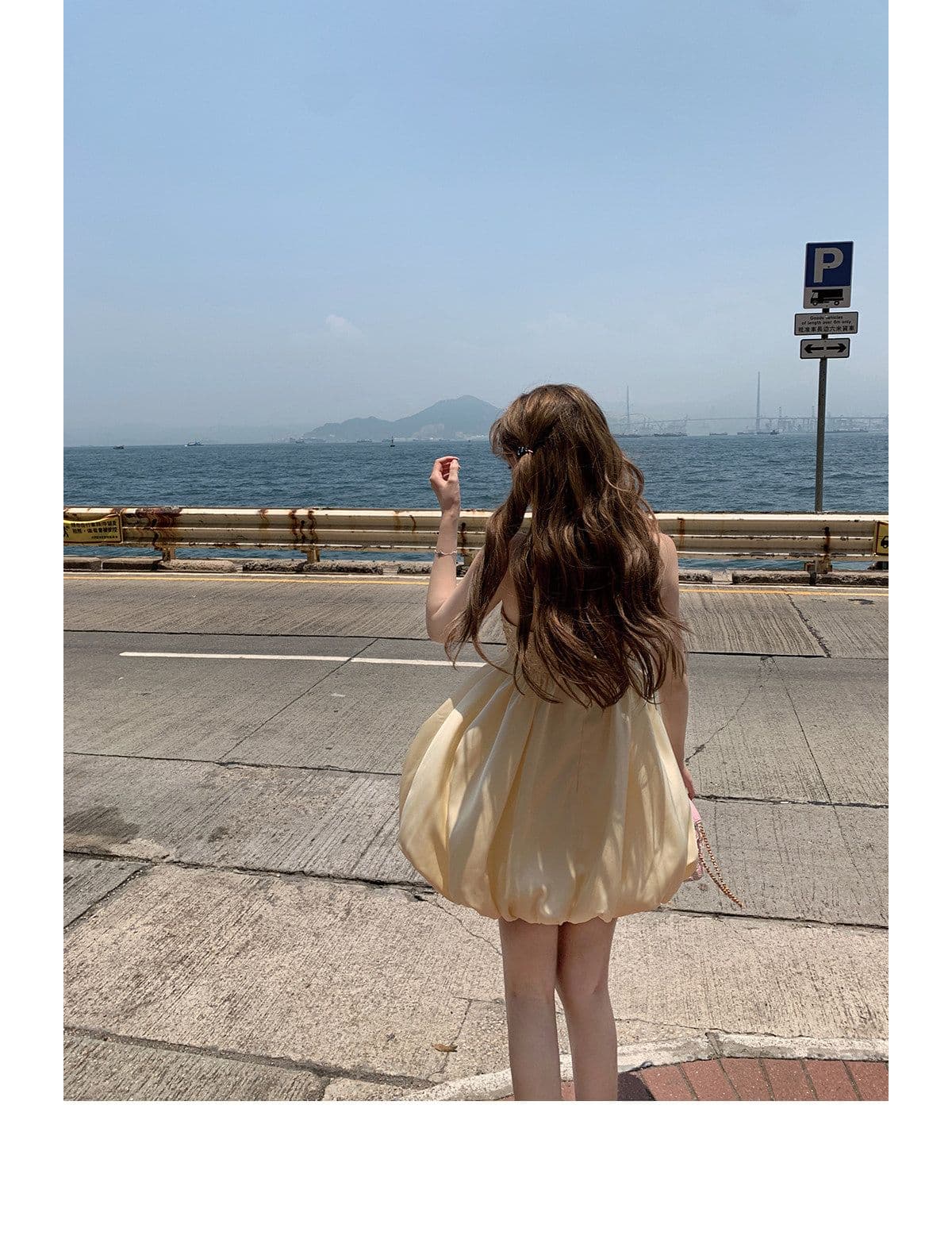 부유 한 가족 천 골드 무거운 작업 나비 매듭 품격 귀여운 슬립 여성 드레스 여름 슬림해 보이는 작은 키 꽃밭 치마 상세 이미지 10
