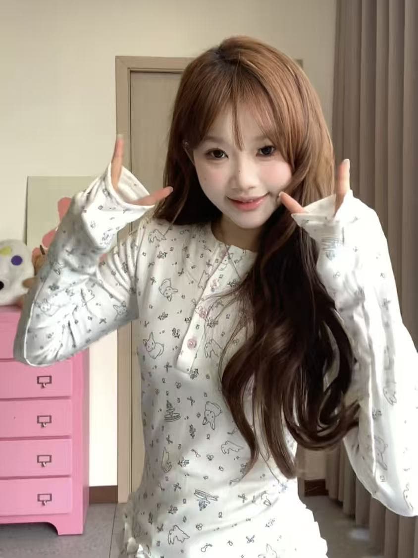 있음 선적 정가 원본 솜씨 레이스 잡아라. 털 260 그램 92 면 8 암모니아 Lun 긴팔 여성 한국 대외 무역 폭발 상세 이미지 6