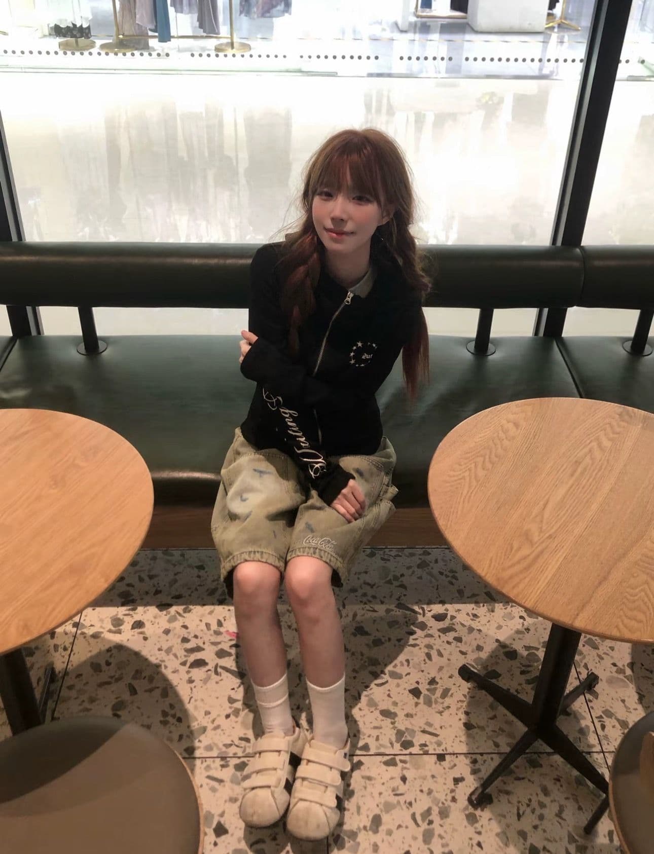 아메리칸 레트로 프린트 후드 티 스웨터 여성 이른 가을 폭발 몸매 가꾸기 달콤한 핫걸 오픈 가디건 쇼트 스타일 조수 브랜드 맨위 상세 이미지 10
