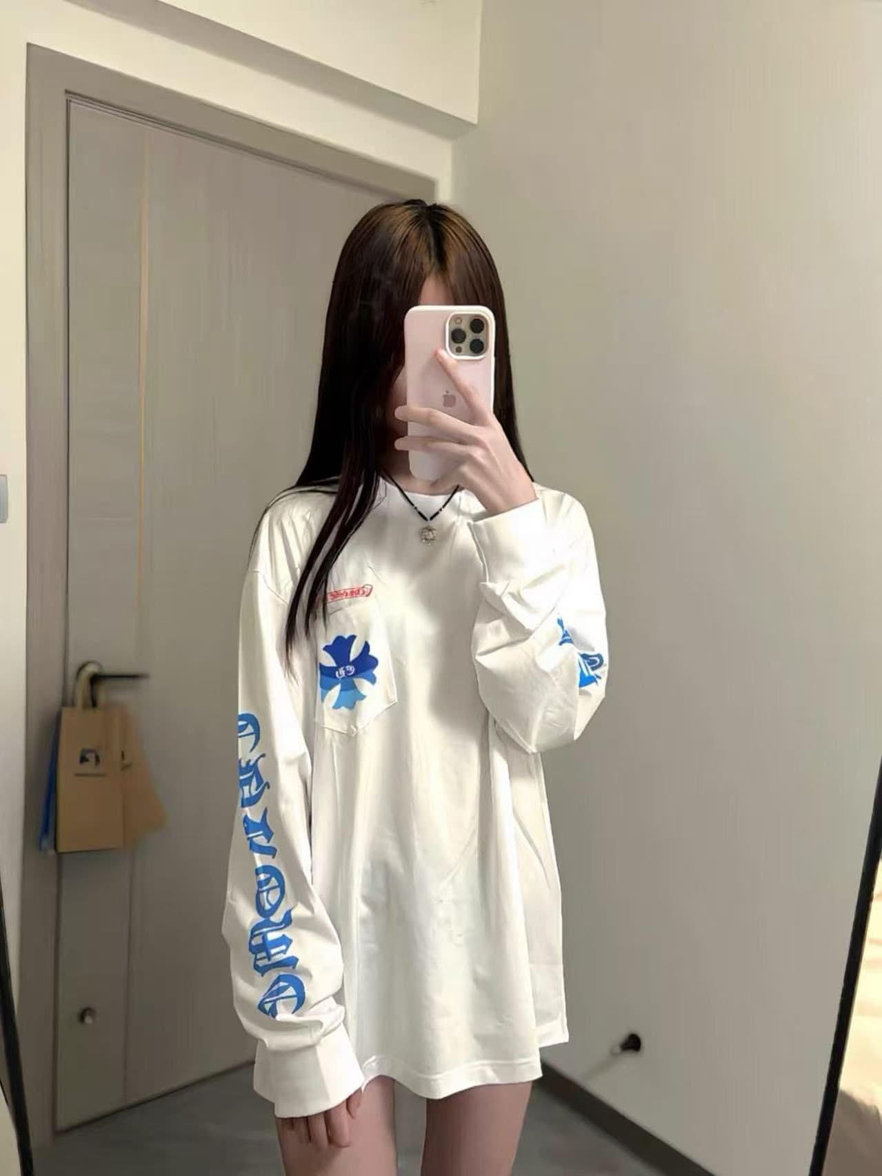 아메리칸 레트로 프린트 후드티 여성 이른 가을 폭발 달콤한 핫걸 조수 브랜드 맨위 한국 대외 무역 국경 간 폭발