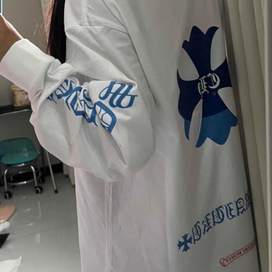 아메리칸 레트로 프린트 후드티 여성 이른 가을 폭발 달콤한 핫걸 조수 브랜드 맨위 한국 대외 무역 국경 간 폭발 이미지 4
