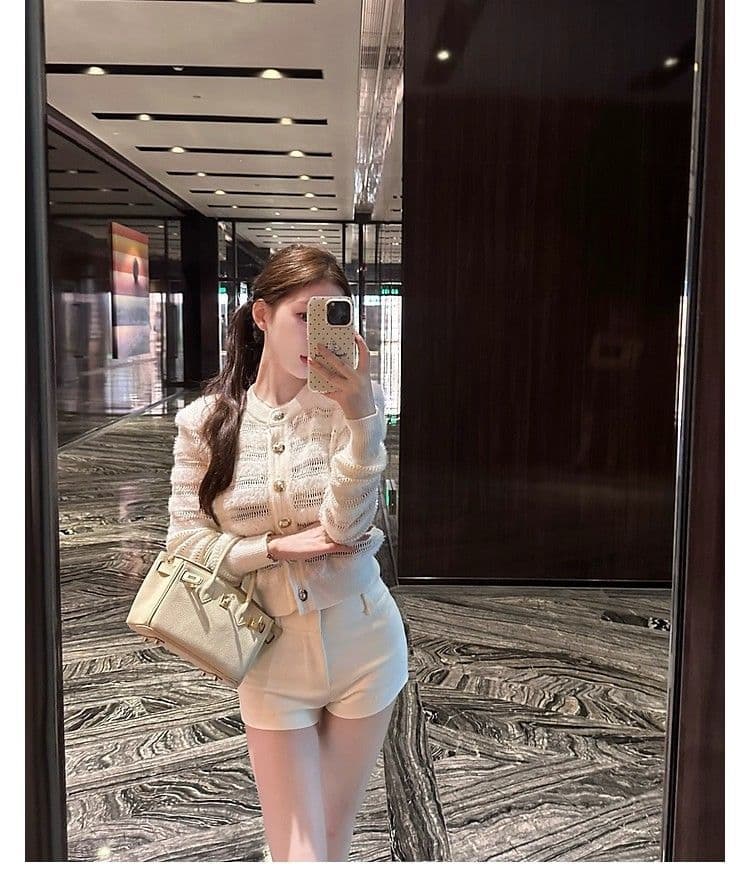 작은 샤넬 스타일 카디건 코트 여성 짧은 새로운 폭발 이른 가을 착용 가져 가라. 고급 센스 품격 다용도 한국 대외 무역 상세 이미지 16