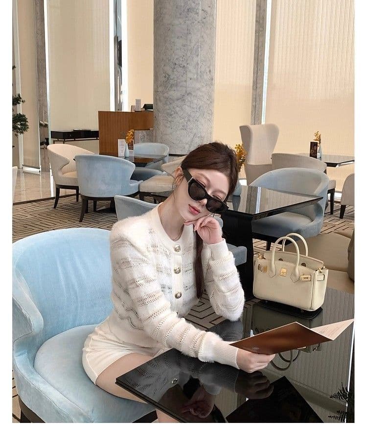 작은 샤넬 스타일 카디건 코트 여성 짧은 새로운 폭발 이른 가을 착용 가져 가라. 고급 센스 품격 다용도 한국 대외 무역 상세 이미지 24