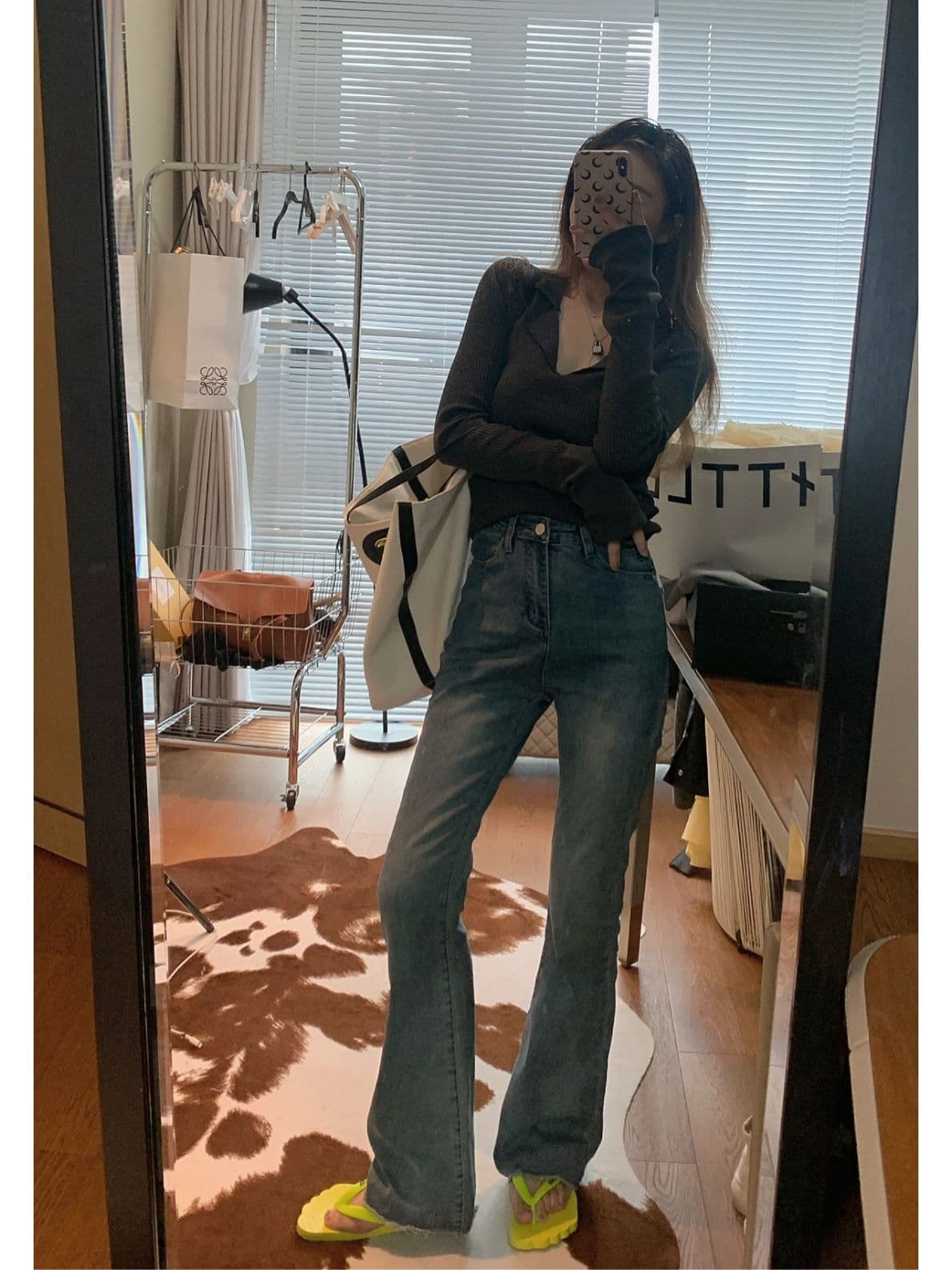 POLO 칼라 니트 스웨터 여성 가을 새로운 한국 스타일 미니멀리즘 다용도 몸매 가꾸기 슬림해 보이는 섹시함 얇은 스타일 만나는 맨위 서비스 상세 이미지 12