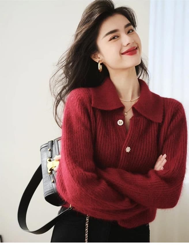 양 플러시 스웨터 새로운 새로운 레트로 일본식 스트라이프 느긋한 바람 루즈핏 풀오버 긴팔 맨위 한국 대외 무역 상세 이미지 12