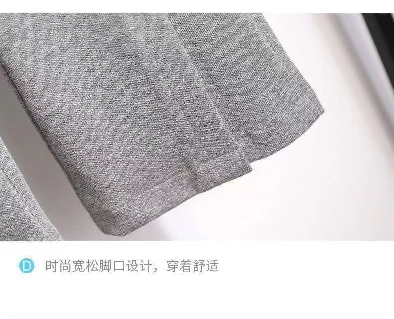 2026 년 새로운 긴팔 재킷 후드티 하이웨이스트 와이드 레그 팬츠 캐주얼 운동 패션 투피스 슈트 여성 ins 트렌디 상세 이미지 19