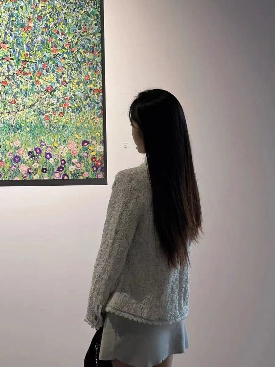 작은 샤넬 스타일 폴로 칼라 하트 단추 여성 코트 2026 가을 새로운 프랑스식 패션 품격 다용도 쇼트 스타일 맨위 상세 이미지 5