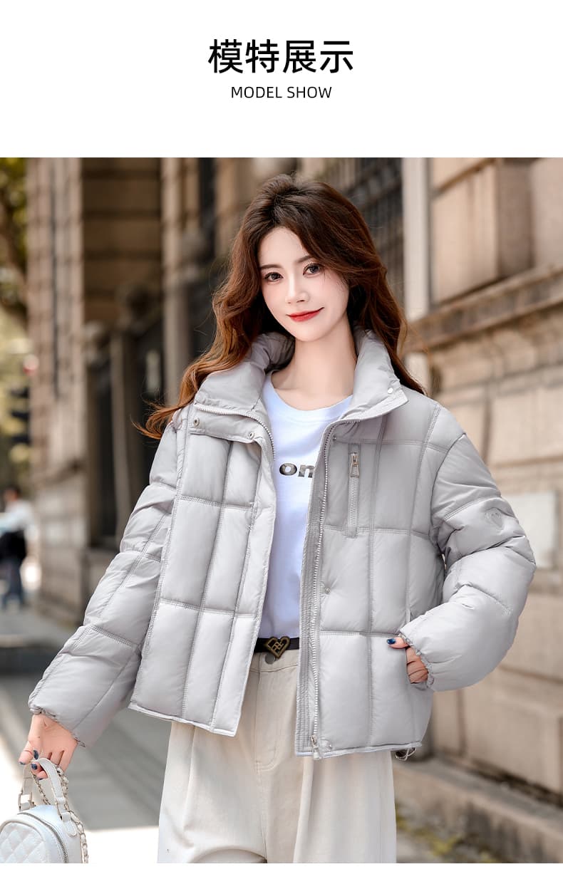 실사 아래 면화 의류 여성 겨울 2026 년 새로운 빅 사이즈 지방 mm 패딩 재킷 면 옷 목화 진딧물 두꺼운 재킷 상세 이미지 11