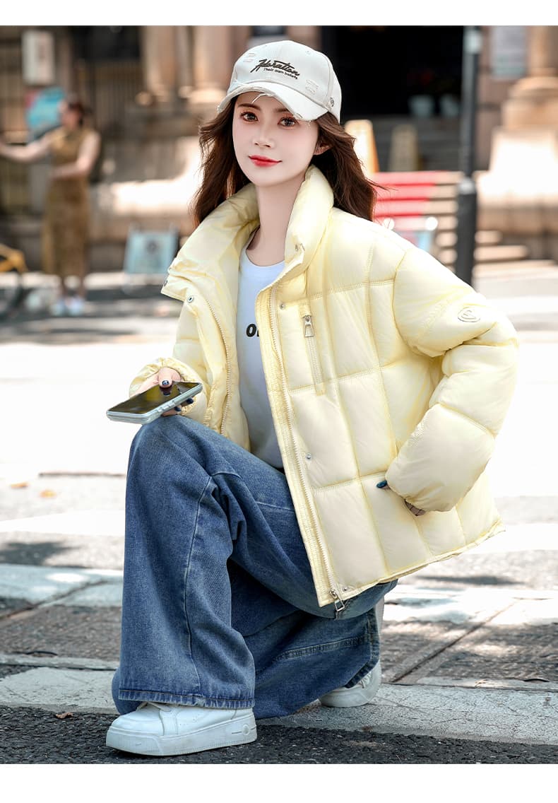 실사 아래 면화 의류 여성 겨울 2026 년 새로운 빅 사이즈 지방 mm 패딩 재킷 면 옷 목화 진딧물 두꺼운 재킷 상세 이미지 22