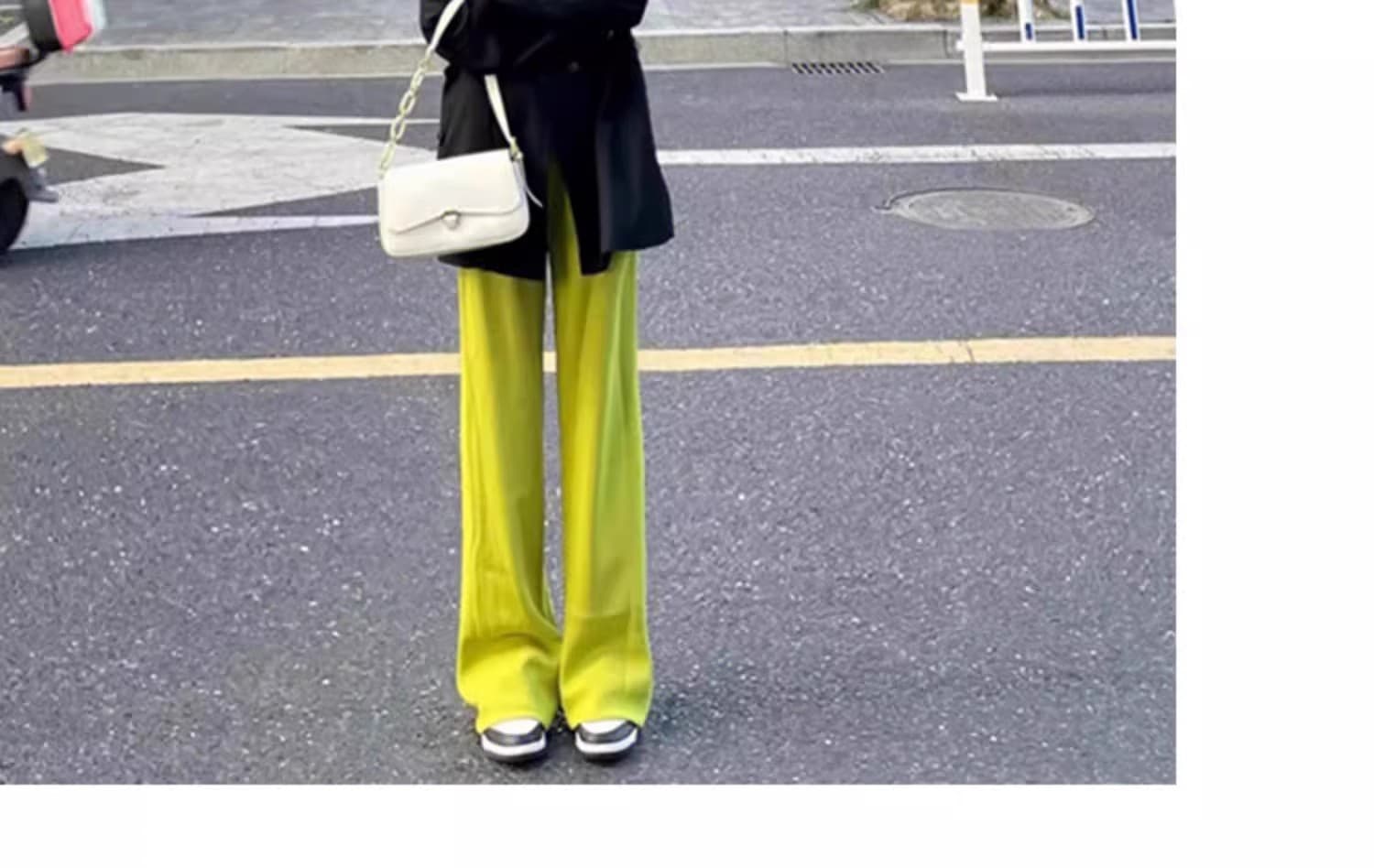 원본 것 검정색 정장 여성 코트 가을 한국 스타일 루즈핏 oversize 작은 키 정장 맨위 상세 이미지 11
