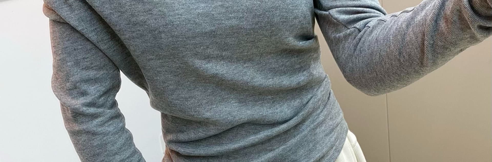 ab 얼굴 양 플러시 280 그램 털이 있는 기본 셔츠 기타 착용 법 펌프 Pleat 슬림해 보이는 만나는 맨위 여성 인사이드 가져 가라. 상세 이미지 3