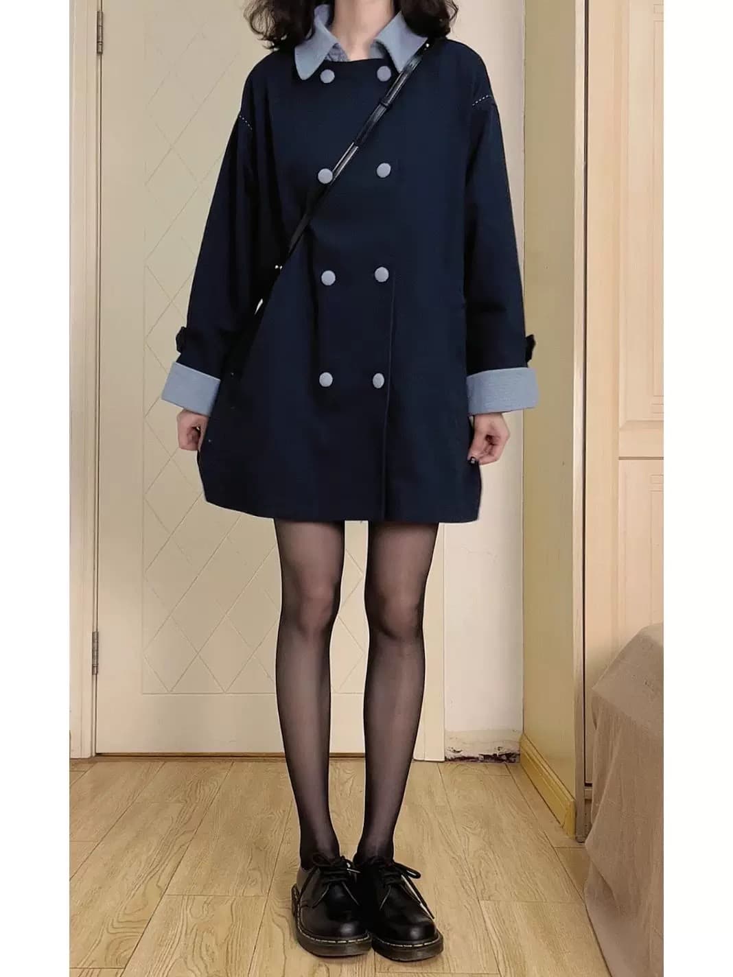 프랑스식 주름 고급 달콤함 요정 여성 드레스 2026 년 가을 새로운 슬림해 보이는 표지 고기 명문 여성 치마 트렌디 상세 이미지 3