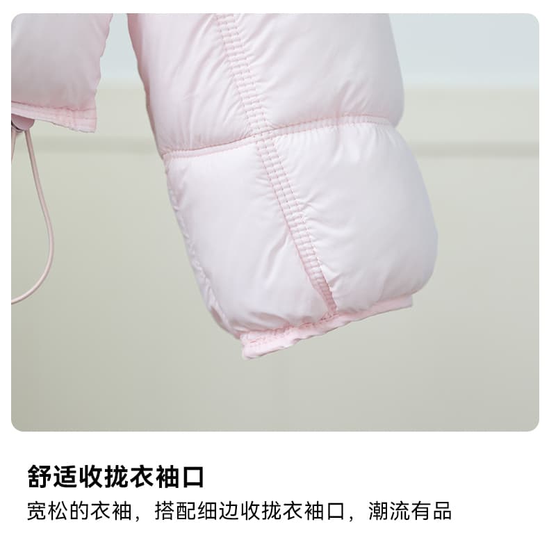 실사 가위 구름 후드 갈비 살 면 의류 여성 겨울 얇고 가벼운 작은 키 야외 캐주얼 보온 여성 코트 상세 이미지 47