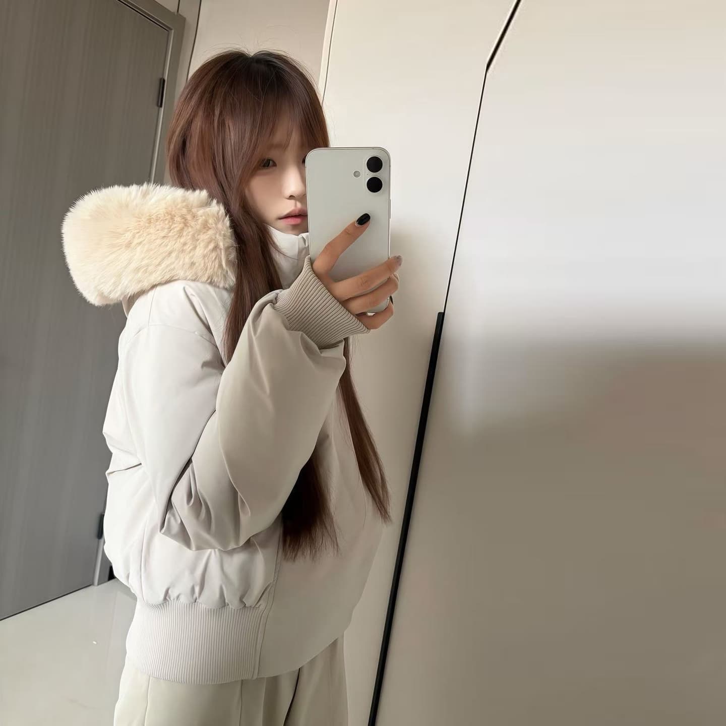 블루스 순간 여우 모피 칼라 쇼트 스타일 자이언트 잘 생긴 다운 재킷 여성 머저리 작은 키 재킷 새로운 코튼 자켓 이미지 6
