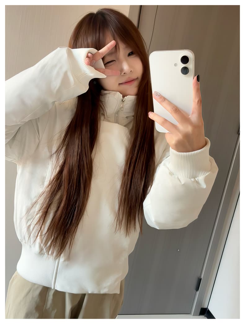 블루스 순간 여우 모피 칼라 쇼트 스타일 자이언트 잘 생긴 다운 재킷 여성 머저리 작은 키 재킷 새로운 코튼 자켓 상세 이미지 29