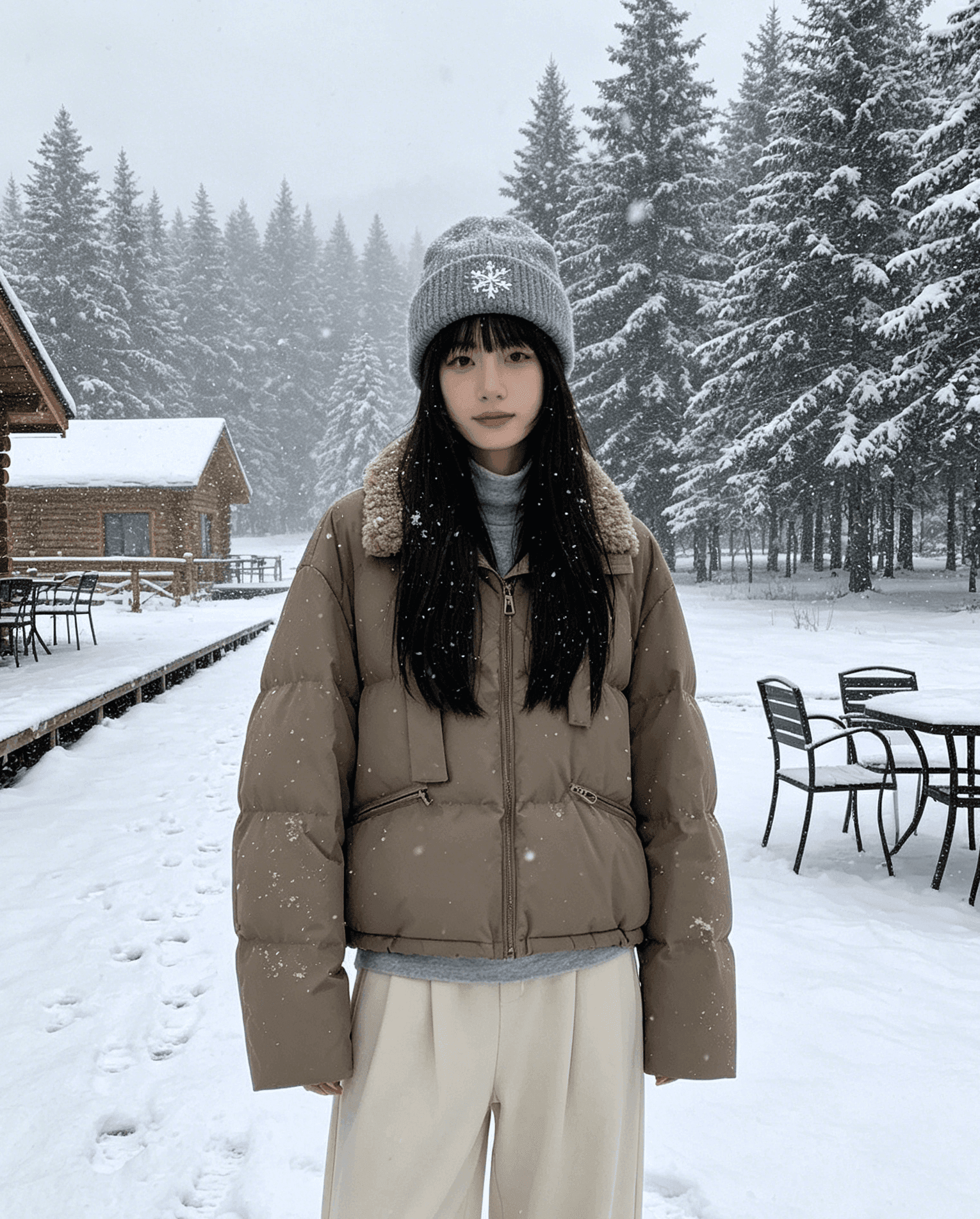 대외 무역 양털 스탠드 칼라 면 의류 오토바이 서비스 학생 패딩 재킷 배색 후드 아래 면화 의류 커플 재킷 상세 이미지 2