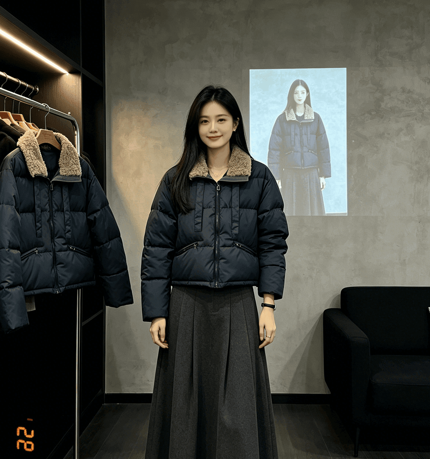 대외 무역 양털 스탠드 칼라 면 의류 오토바이 서비스 학생 패딩 재킷 배색 후드 아래 면화 의류 커플 재킷 상세 이미지 7
