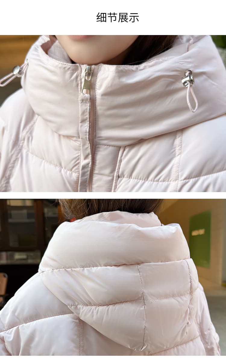 실사 우유 씽 하는 소리 면 의류 여성 새로운 한국 스타일 캐주얼 가을 겨울철 후드 재킷 트렌디 2026 학원 스타일 면 옷 상세 이미지 52