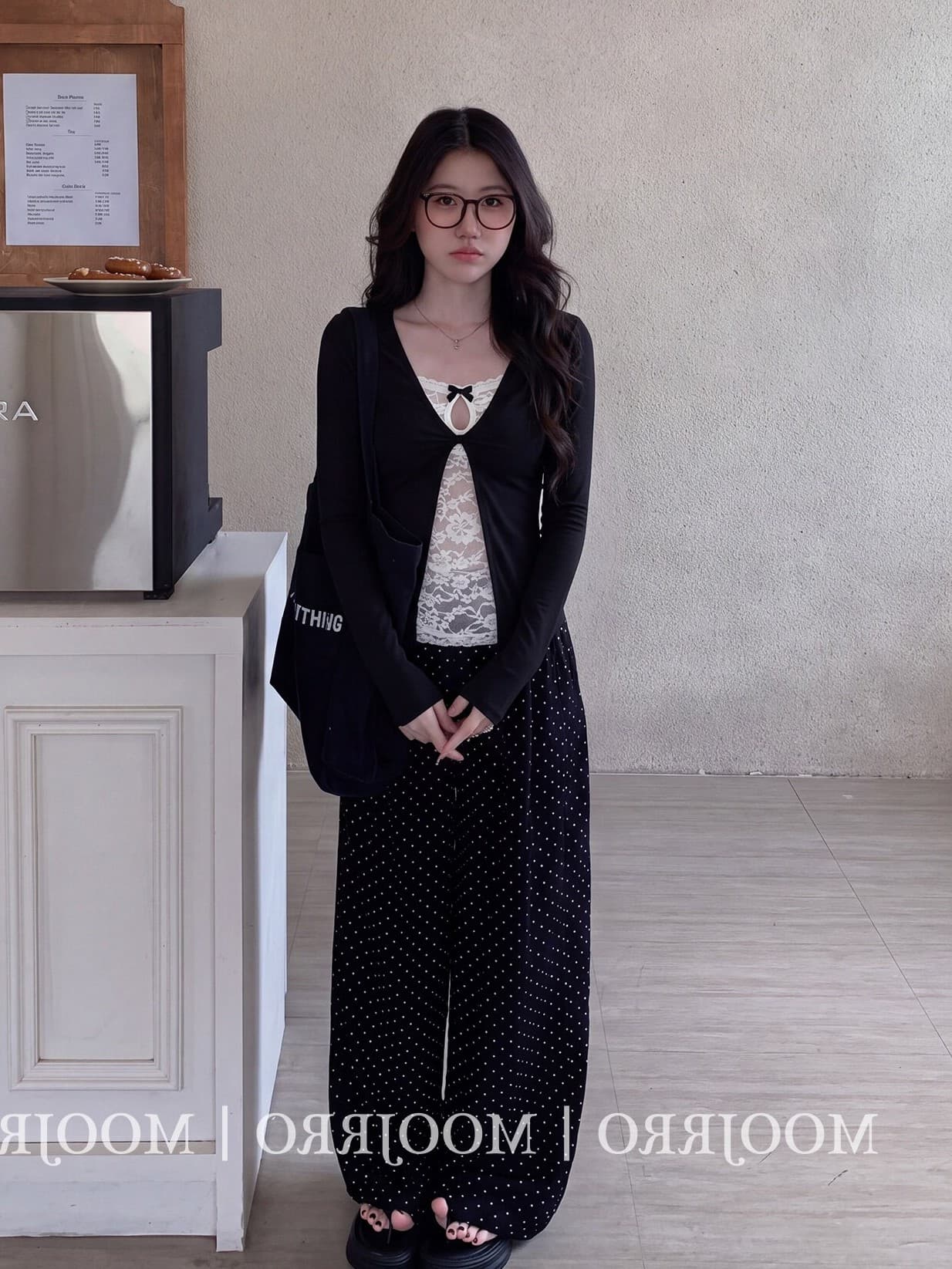 260 그램 사람들 면 배색 페이크 레이어드 긴팔 티셔츠 여성 가을 디자인 센스 핫걸 비틀림 만나는 몸매 가꾸기 슬림해 보이는 맨위 상세 이미지 5