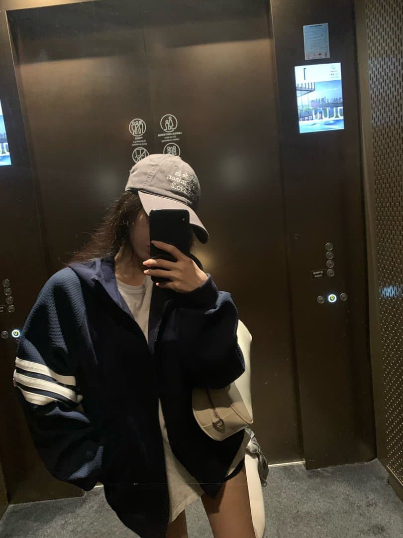한 부서 느긋한 느슨함 센스 후드 티 스웨터 여성 가을 작은 대중 루즈핏 카디건 코트 맨위 한국 대외 무역 상세 이미지 4