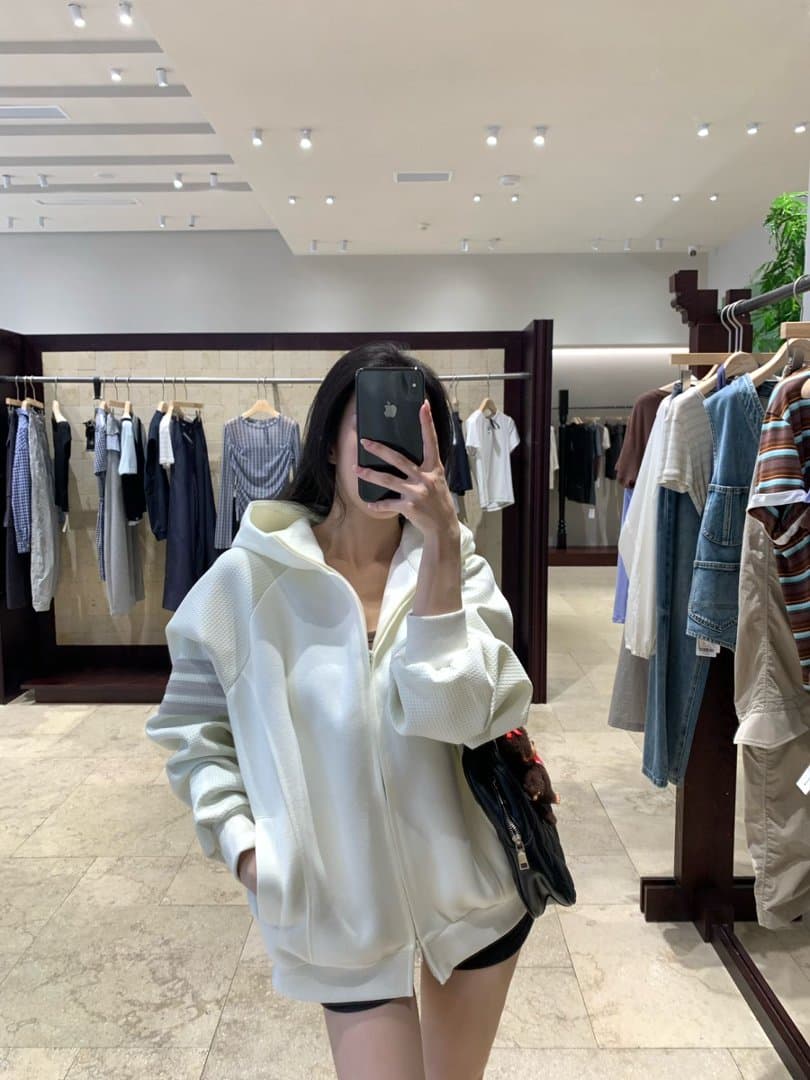 한 부서 느긋한 느슨함 센스 후드 티 스웨터 여성 가을 작은 대중 루즈핏 카디건 코트 맨위 한국 대외 무역 상세 이미지 26