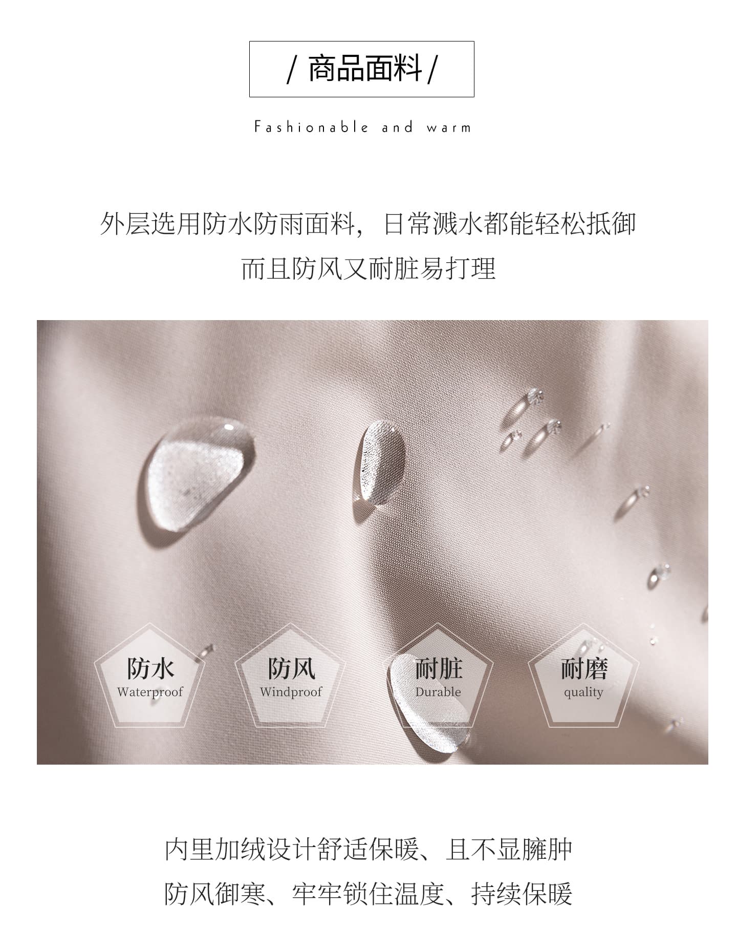 실사 국경 간 대외 무역 아래 면화 의류 여성 겨울 새로운 Parker 서비스 양털 털이 있는 네리 면 옷 모피 칼라 재킷 상세 이미지 4