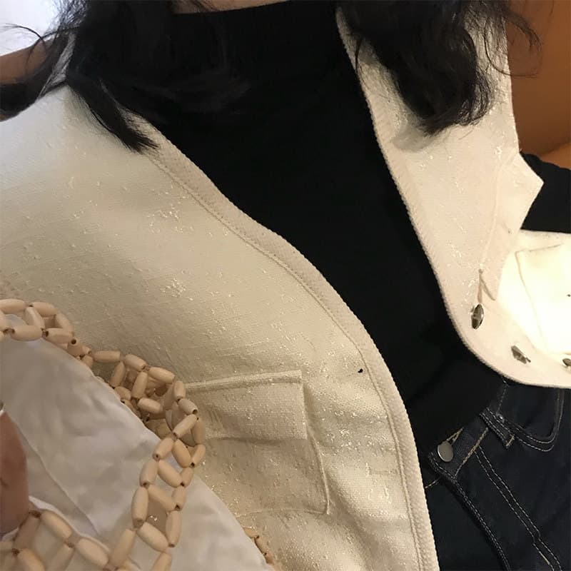 털 털 유스케 단색 이른 가을 슬림해 보이는 2025 몸매 가꾸기 waitmore 스웨터 풀오버 긴팔 만나는 니트 스웨터 여성 상세 이미지 4