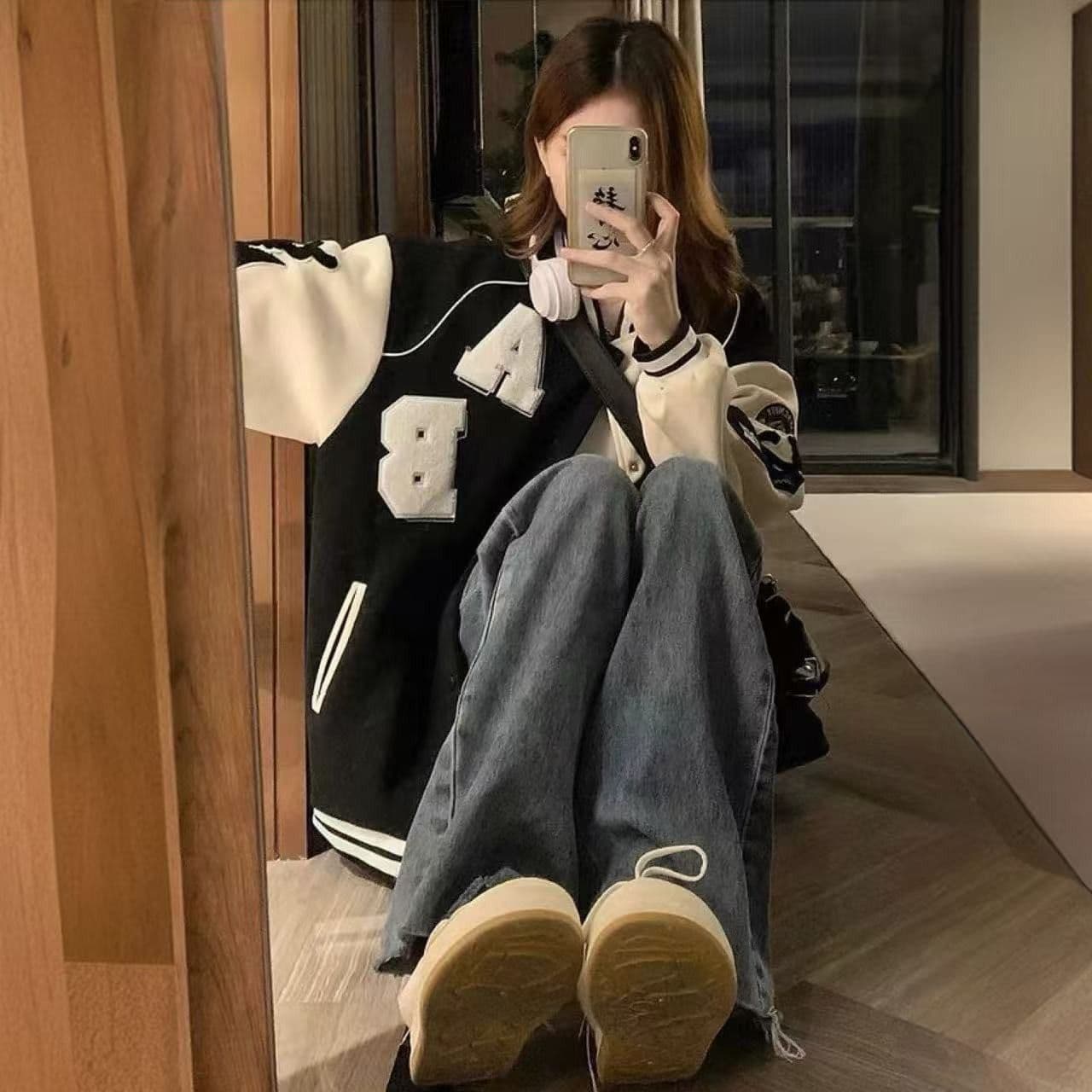 아메리칸 야구 외투 소녀 이른 봄 가을 겨울 2026 새로운 중학교 고등학생 아름다움 라드. ins 맨위 상세 이미지 5