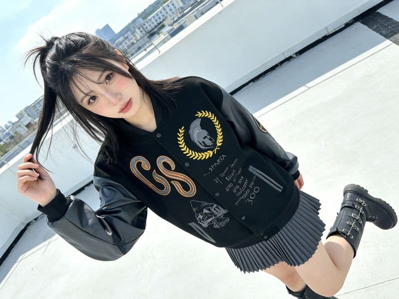 아메리칸 자수 야구 유니폼 여성 봄 가을 2026 새로운 레트로 배색 캐주얼 커플 재킷 재킷 트렌디 상세 이미지 14