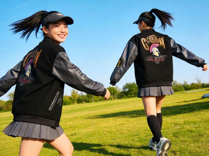 아메리칸 자수 야구 유니폼 여성 봄 가을 2026 새로운 레트로 배색 캐주얼 커플 재킷 재킷 트렌디 상세 이미지 21