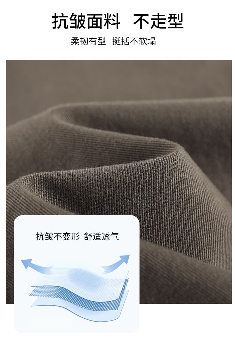 아메리칸 빅 포켓 워크웨어 모통이 칼 바지 여성 봄 가을 새로운 하이웨이스트 루즈핏 스트레이트 레트로 캐주얼 넓은 다리 바나나 바지 상세 이미지 4