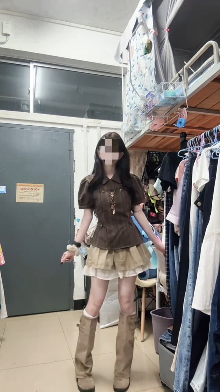 브라운 허리 수축 맨위 이미지 3