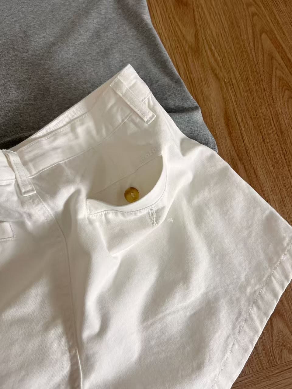 하우스 여성 같은 단락 클래식 polo 면 100% 캐주얼 반바지 상세 이미지 12