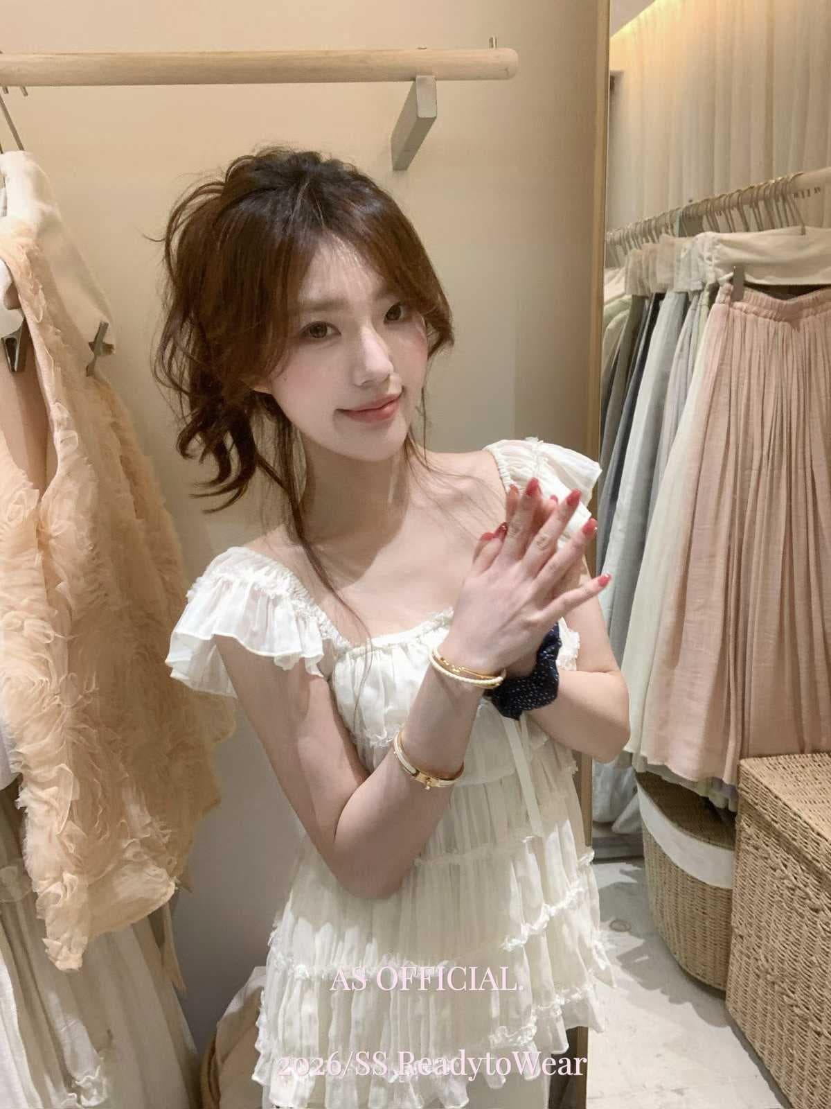 프랑스식 Feifei 소매 레이스 여성 셔츠 여름 부드러운 바람 작은 셔츠 Chic 디자인 센스 셔츠 루즈핏 슬림해 보이는 맨위 상세 이미지 7