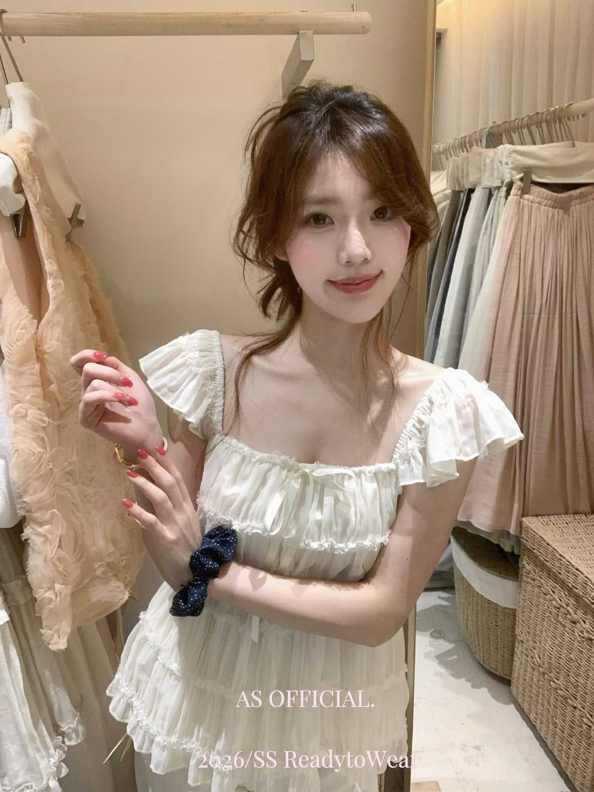 프랑스식 Feifei 소매 레이스 여성 셔츠 여름 부드러운 바람 작은 셔츠 Chic 디자인 센스 셔츠 루즈핏 슬림해 보이는 맨위 상세 이미지 12