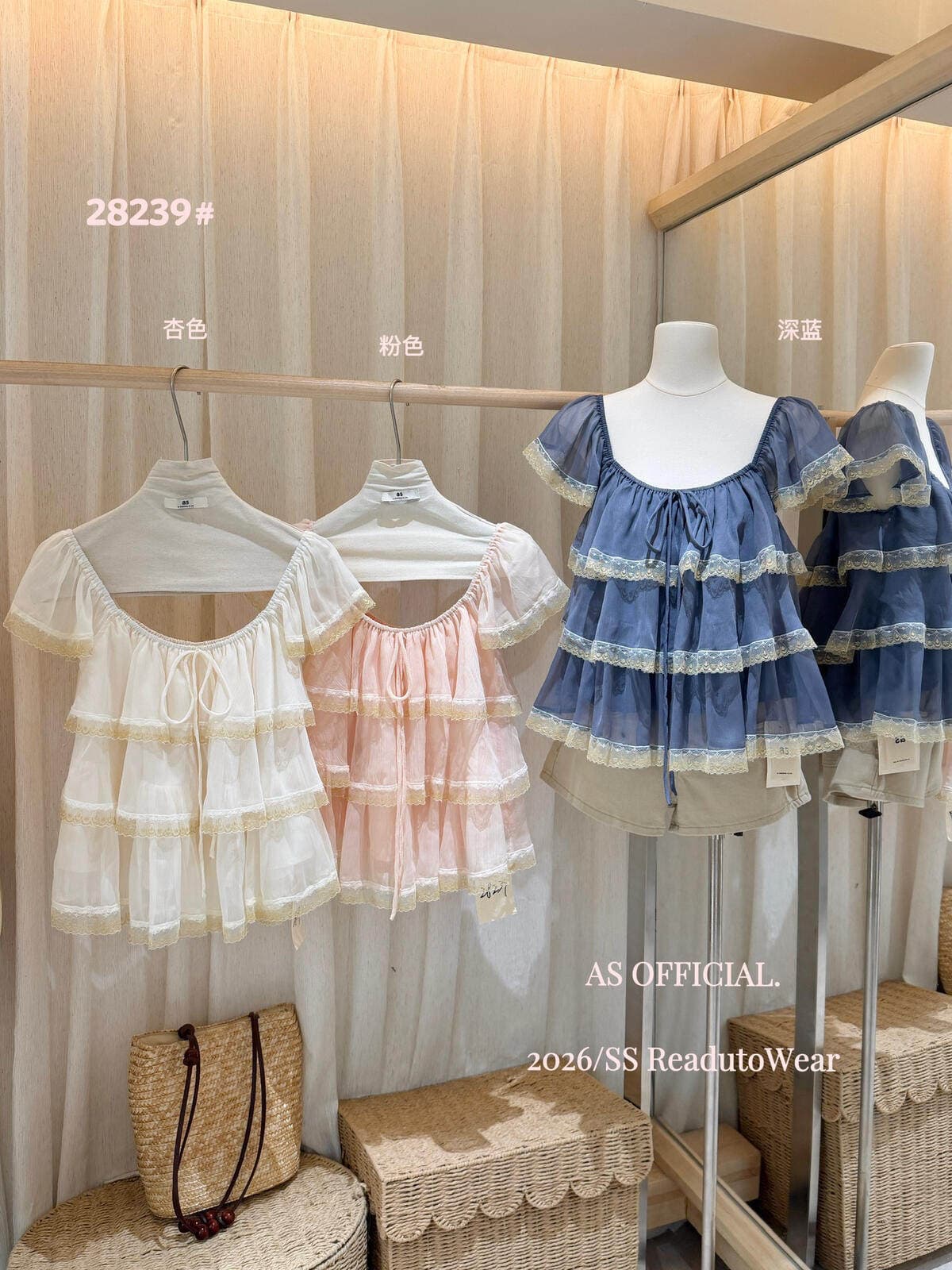 한 부서 레이스 레이스 패치워크 프릴 여성 셔츠 여름 새로운 루즈핏 슬림해 보이는 연령 감소 보트넥 맨위 트렌디 상세 이미지 1
