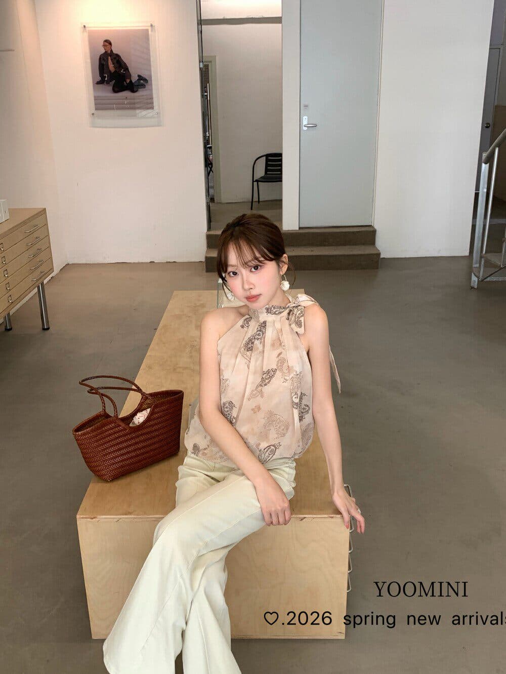 프랑스식 달콤함 외출용 민소매 꽃무늬 여성 셔츠 2026 여름 디자인 센스 작은 대중 행침 목 슬립 오프숄더 맨위 상세 이미지 8
