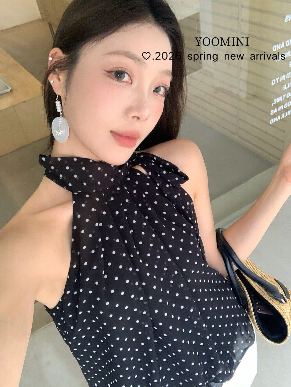 프랑스식 달콤함 외출용 민소매 꽃무늬 여성 셔츠 2026 여름 디자인 센스 작은 대중 행침 목 슬립 오프숄더 맨위 상세 이미지 13
