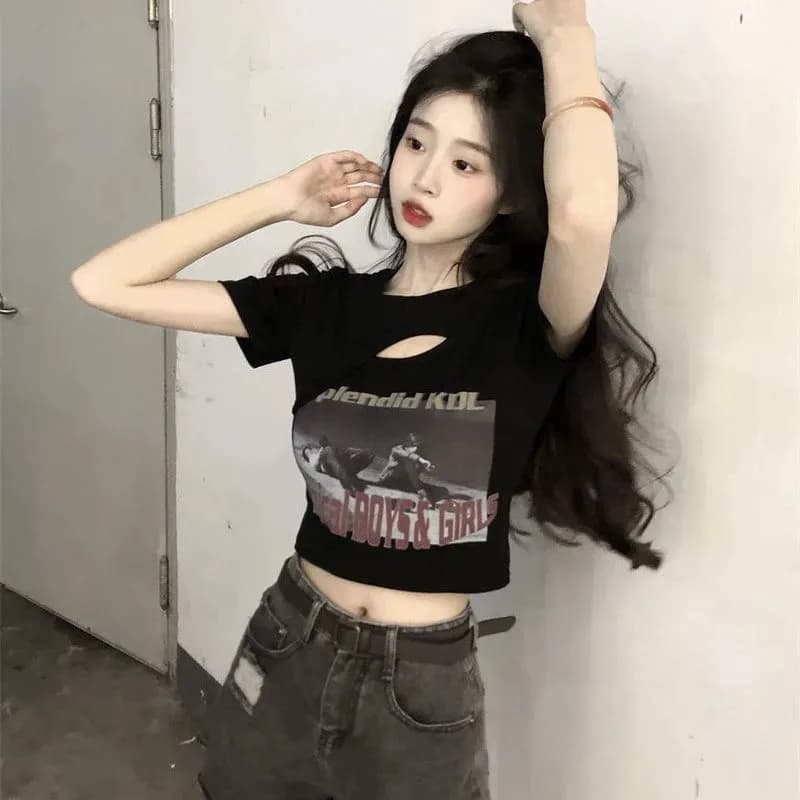 빅 사이즈 여성 의류 40 92 면 8 암모니아 Lun 흔들어서 톤 품질 핫걸 쇼트 스타일 반팔 티셔츠 여성 m-4xl 이미지 2