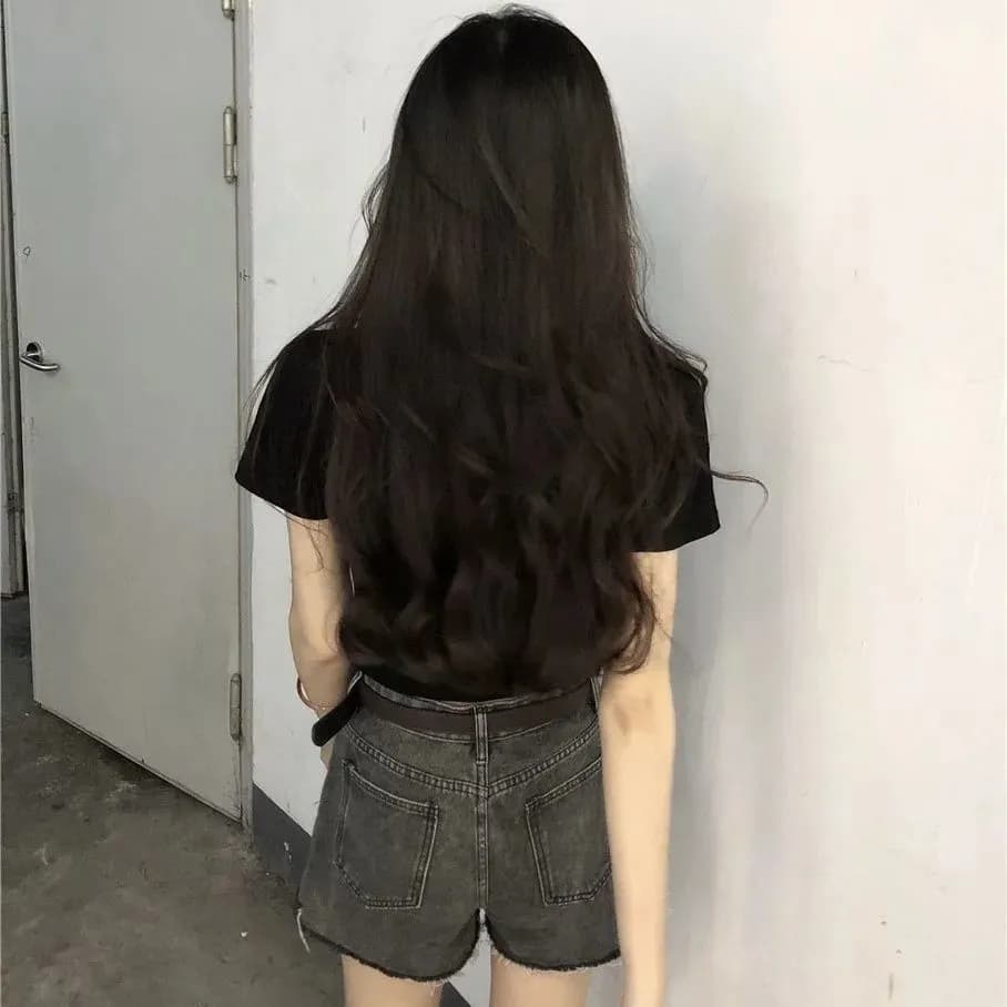 빅 사이즈 여성 의류 40 92 면 8 암모니아 Lun 흔들어서 톤 품질 핫걸 쇼트 스타일 반팔 티셔츠 여성 m-4xl 상세 이미지 11