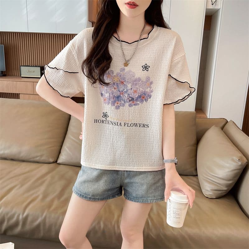 실사 반팔 티셔츠 여름 새로운 루즈핏 패션 다용도 외국 가스 캐주얼 경기 치마 맨위 서비스 ins 트렌디 이미지 3