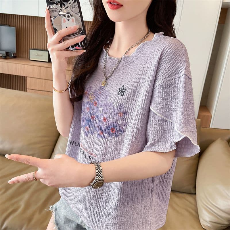 실사 반팔 티셔츠 여름 새로운 루즈핏 패션 다용도 외국 가스 캐주얼 경기 치마 맨위 서비스 ins 트렌디 이미지 4